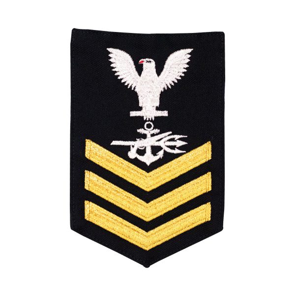 Navy E6 MALE Rating Badge: Special Warfare Operator - blue Online - Image 2
