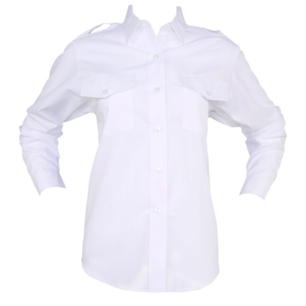 Civil Air Patrol Uniform: Long Sleeve Aviator Dress Shirt - female For Cheap